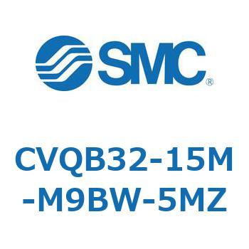バルブ付薄形シリンダ CVQB3 SMC