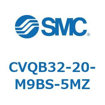 バルブ付薄形シリンダ CVQB3 SMC