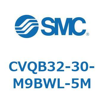 バルブ付薄形シリンダ CVQB3 SMC