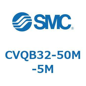 バルブ付薄形シリンダ CVQB3 SMC