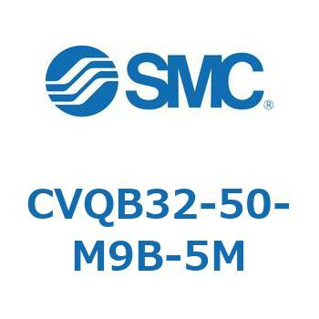 バルブ付薄形シリンダ CVQB3 SMC