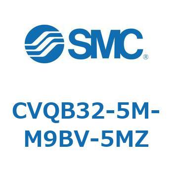 バルブ付薄形シリンダ CVQB3 SMC
