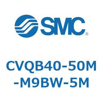 バルブ付薄形シリンダ CVQB4 SMC