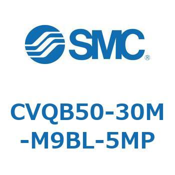 バルブ付薄形シリンダ CVQB5 SMC