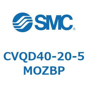 バルブ付薄形シリンダ CVQD4 SMC