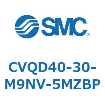バルブ付薄形シリンダ CVQD4 SMC