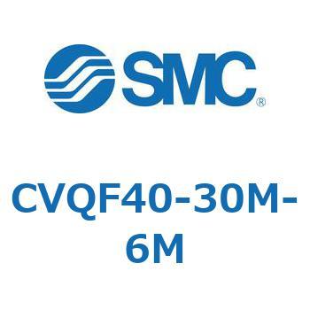 バルブ付薄形シリンダ CVQF4 SMC