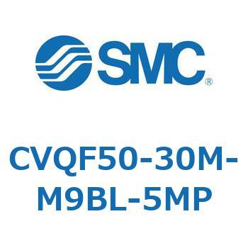 バルブ付薄形シリンダ CVQF5 SMC