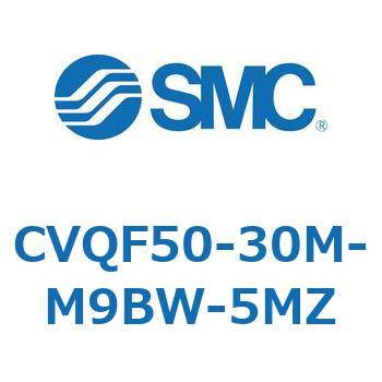 バルブ付薄形シリンダ CVQF5 SMC