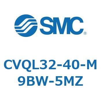 バルブ付薄形シリンダ CVQL3 SMC