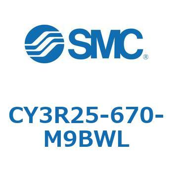 マグネット式ロッドレスシリンダ/ダイレクトマウントタイプ CY3R25 SMC