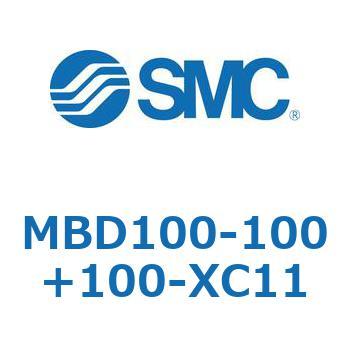 MBD100-100+100-XC11 MBD10 1個 SMC 【通販サイトMonotaRO】