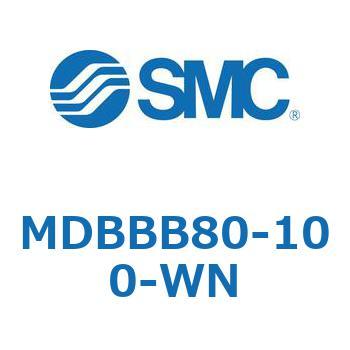MDBBB80-100-WN 標準形エアシリンダ(角形カバー)エンドロック形 MDBBB8 SMC 複動片ロッド シリンダストローク100mm 28,786円