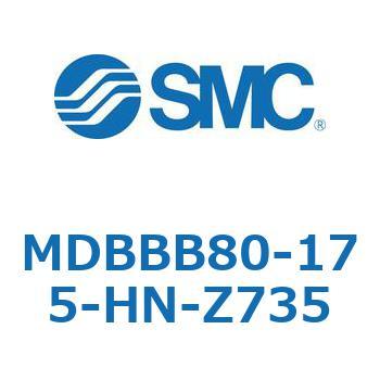 MDBBB80-175-HN-Z735 標準形エアシリンダ(角形カバー)エンドロック形 MDBBB8 SMC 複動片ロッド シリンダストローク175mm 28,587円