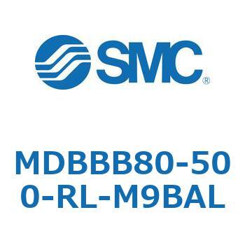 MDBBB80-500-RL-M9BAL 標準形エアシリンダ(角形カバー)エンドロック形 MDBBB8 SMC 複動片ロッド シリンダストローク500mm
