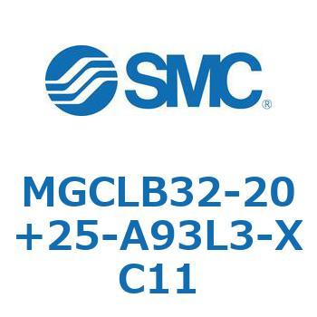 ガイド付シリンダ/コンパクトタイプ MGCLB3 SMC