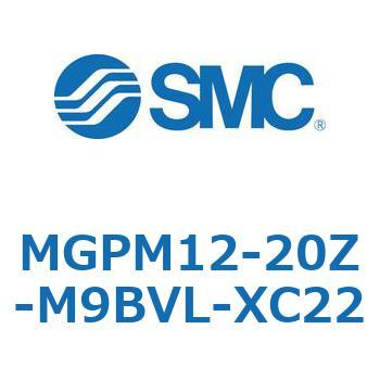 ガイド付薄形シリンダ MGPM12 SMC