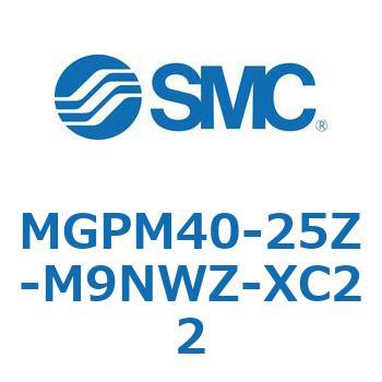ガイド付薄形シリンダ MGPM40-2 SMC