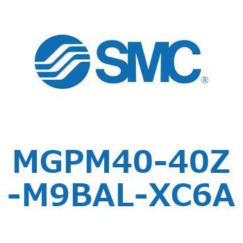 ガイド付薄形シリンダ MGPM40-4 SMC
