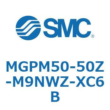 ガイド付薄形シリンダ MGPM50-5 SMC
