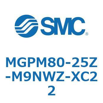 ガイド付薄形シリンダ MGPM80-2 SMC