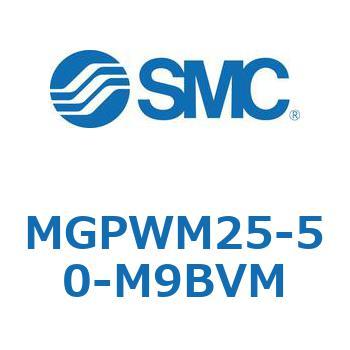 ガイド付薄形シリンダ MGPWM SMC