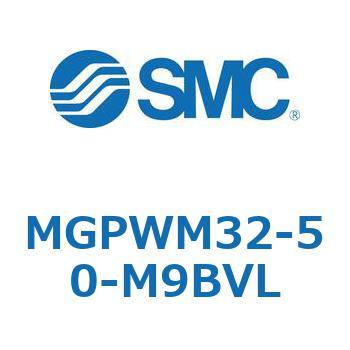 ガイド付薄形シリンダ MGPWM SMC
