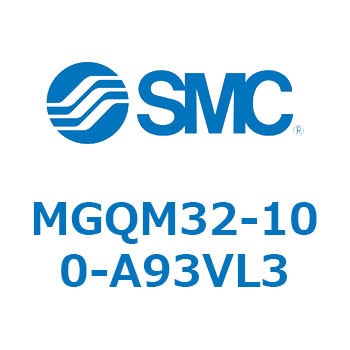 ガイド付薄形シリンダ MGQM3 SMC