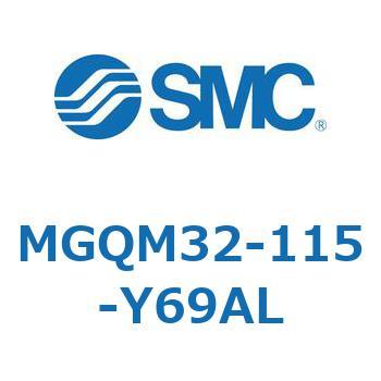 ガイド付薄形シリンダ MGQM3 SMC