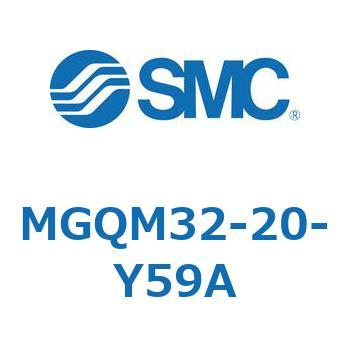 ガイド付薄形シリンダ MGQM3 SMC