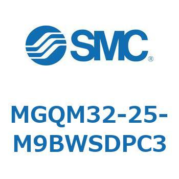 ガイド付薄形シリンダ MGQM3 SMC
