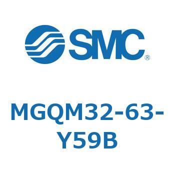 ガイド付薄形シリンダ MGQM3 SMC