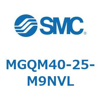ガイド付薄形シリンダ MGQM4 SMC