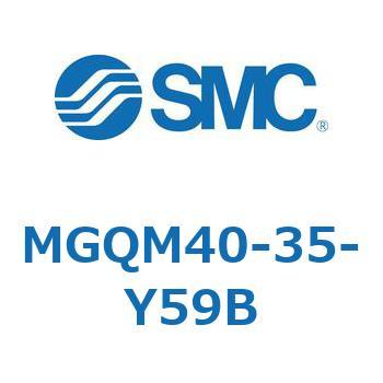ガイド付薄形シリンダ MGQM4 SMC