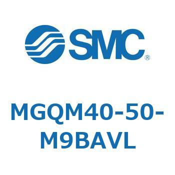 ガイド付薄形シリンダ MGQM4 SMC