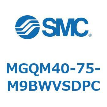 ガイド付薄形シリンダ MGQM4 SMC