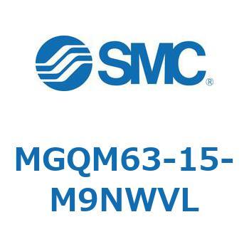 ガイド付薄形シリンダ MGQM6 SMC