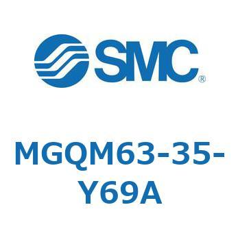 ガイド付薄形シリンダ MGQM6 SMC
