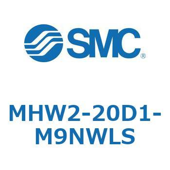 180°開閉形エアチャック ギア式エアチャック MHW2 SMC