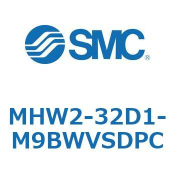 180°開閉形エアチャック ギア式エアチャック MHW2 SMC