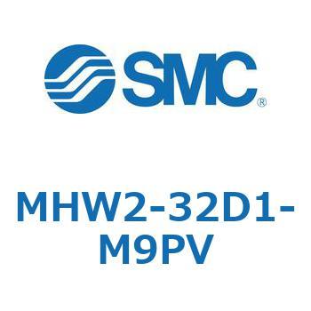 180°開閉形エアチャック ギア式エアチャック MHW2 SMC