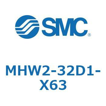 180°開閉形エアチャック ギア式エアチャック MHW2 SMC