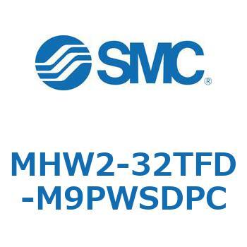 180°開閉形エアチャック ギア式エアチャック MHW2 SMC