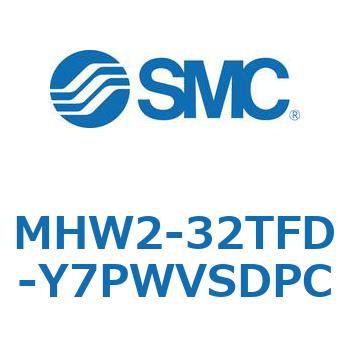 180°開閉形エアチャック ギア式エアチャック MHW2 SMC