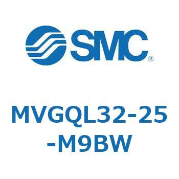 バルブ付ガイド一体形シリンダ すべり軸受形 MVGQL SMC