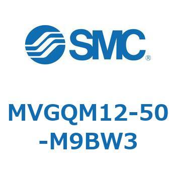 バルブ付ガイド一体形シリンダ ボールブッシュ軸受形 MVGQM SMC