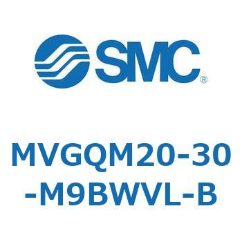 バルブ付ガイド一体形シリンダ ボールブッシュ軸受形 MVGQM SMC
