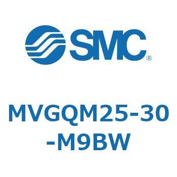 バルブ付ガイド一体形シリンダ ボールブッシュ軸受形 MVGQM SMC