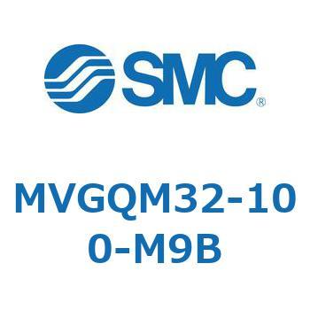 バルブ付ガイド一体形シリンダ ボールブッシュ軸受形 MVGQM SMC