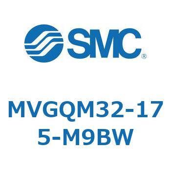 バルブ付ガイド一体形シリンダ ボールブッシュ軸受形 MVGQM SMC